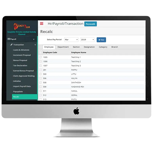 Arrears Calculation and Other Payments